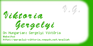 viktoria gergelyi business card
